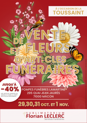Pub vente article funéraire