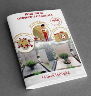 🧹Dépliant A5: Entretien de monument🧹