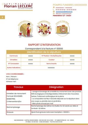 🧹 Document Word Rapport intervention entretien de monument 🧹
