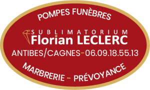 Autocollant cimetière Ovale 50x30mm